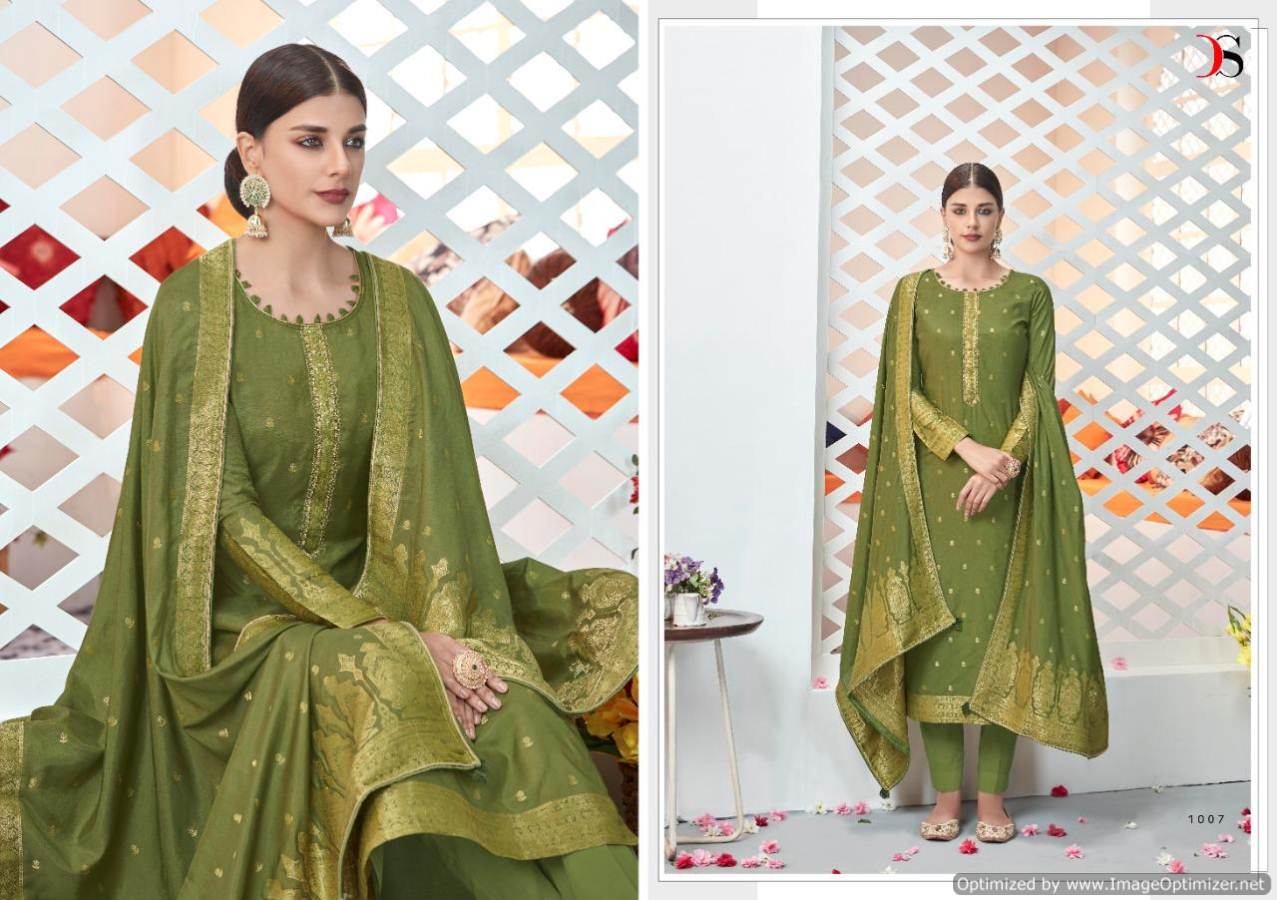 Deepsy Present Haesel Embroidered Dress Material