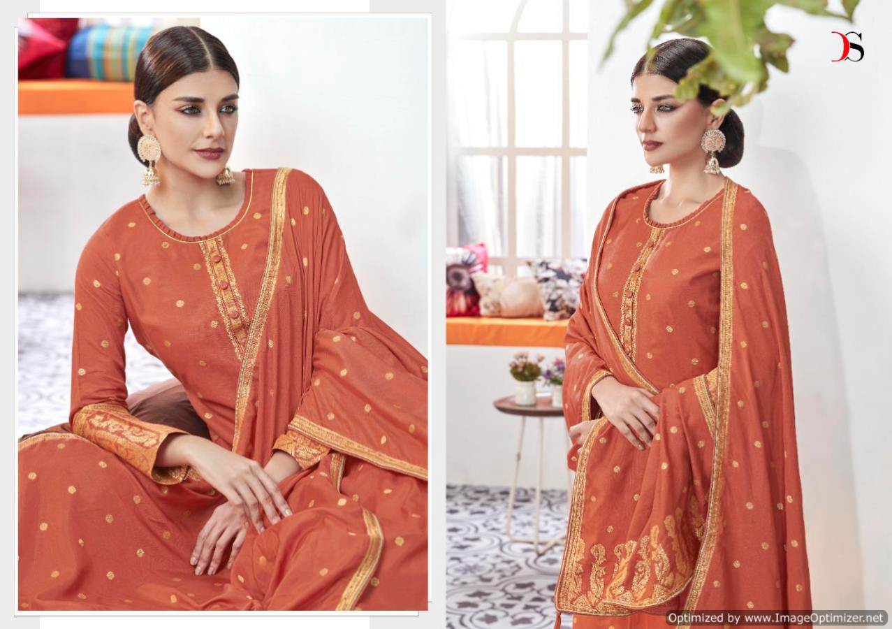 Deepsy Present Haesel Embroidered Dress Material