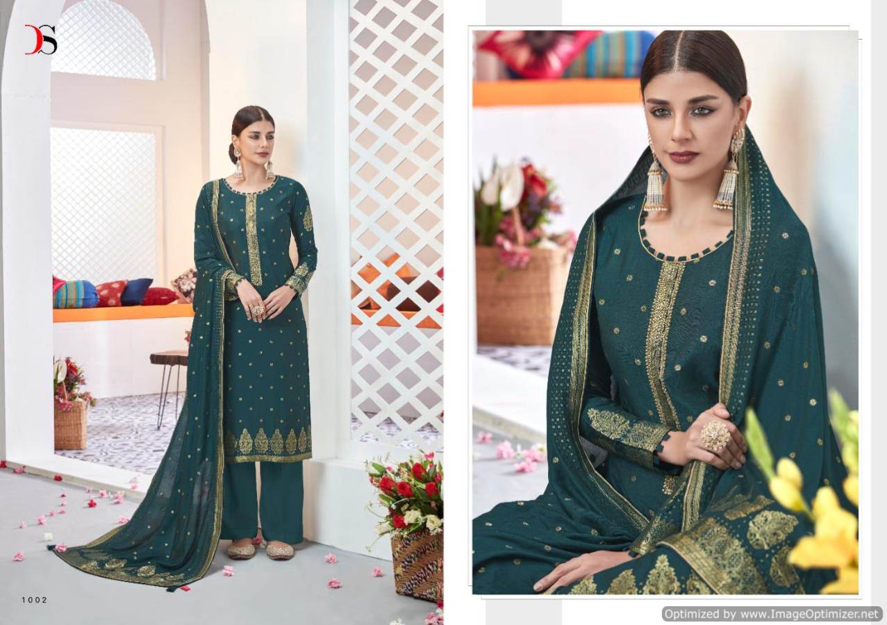 Deepsy Present Haesel Embroidered Dress Material