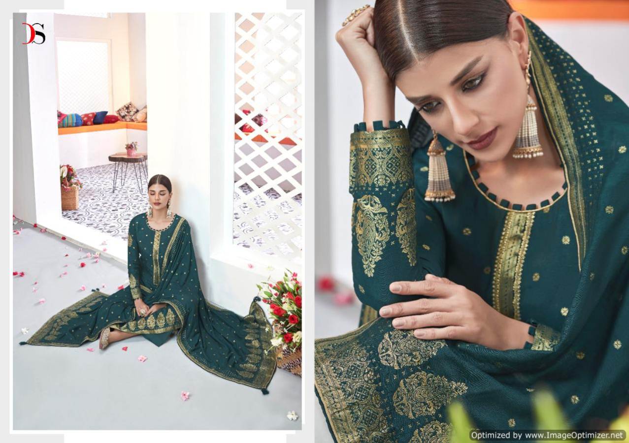 Deepsy Present Haesel Embroidered Dress Material