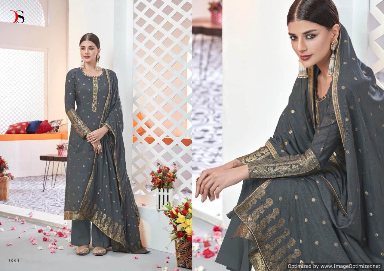 Deepsy Present Haesel Embroidered Dress Material