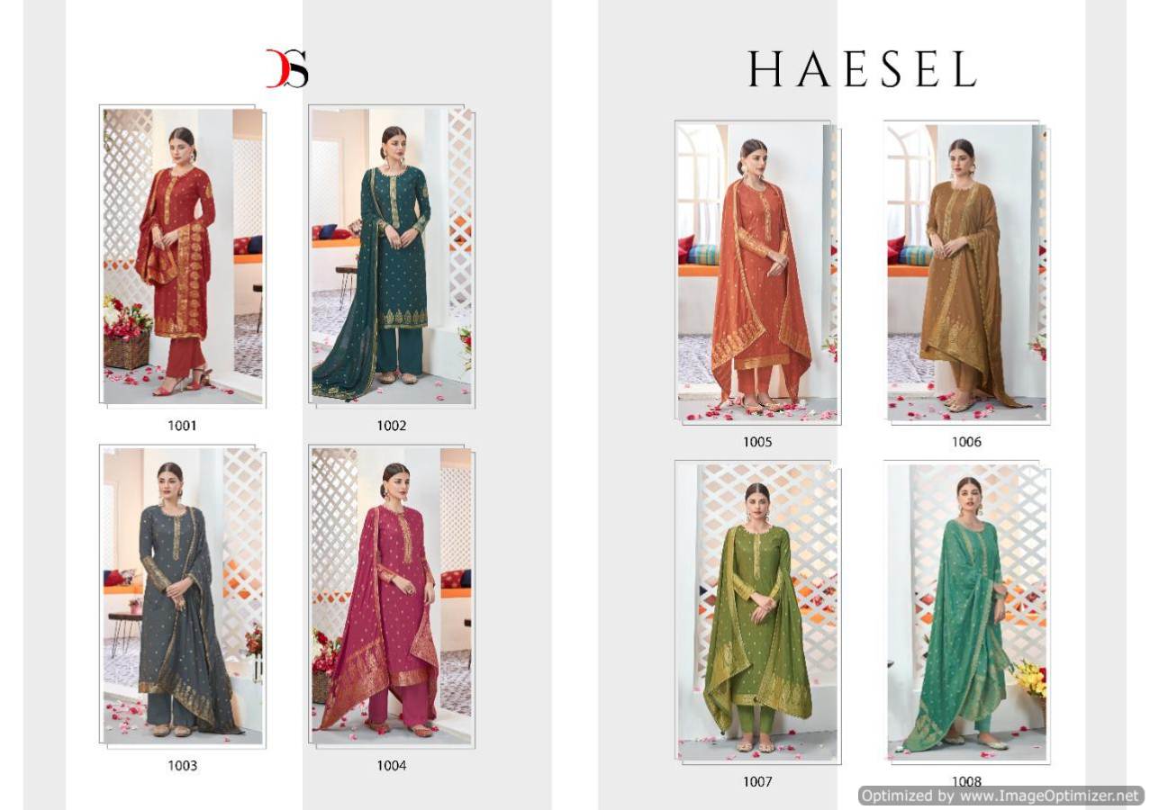 Deepsy Present Haesel Embroidered Dress Material