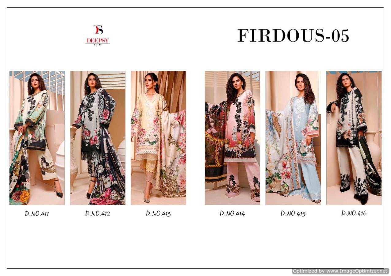 Deepsy Present Firdous Vol 5  Pakistani Salwar Suits Catalogue