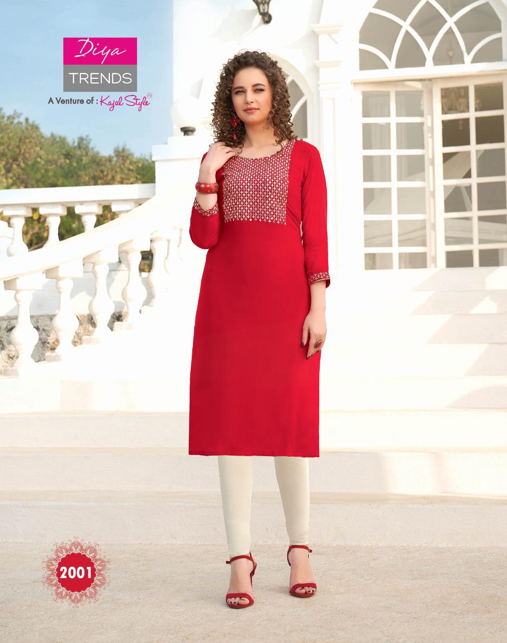 Diya Trends Present Victoria Vol 2 Kurtis Catalogue