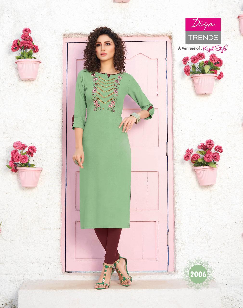 Diya Trends Present Victoria Vol 2 Kurtis Catalogue