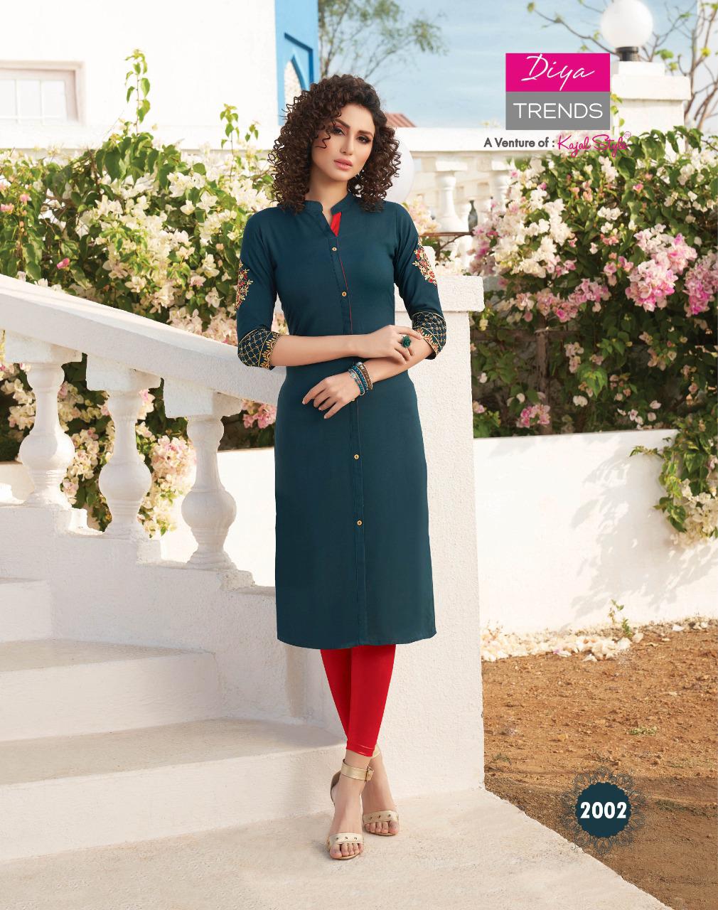 Diya Trends Present Victoria Vol 2 Kurtis Catalogue
