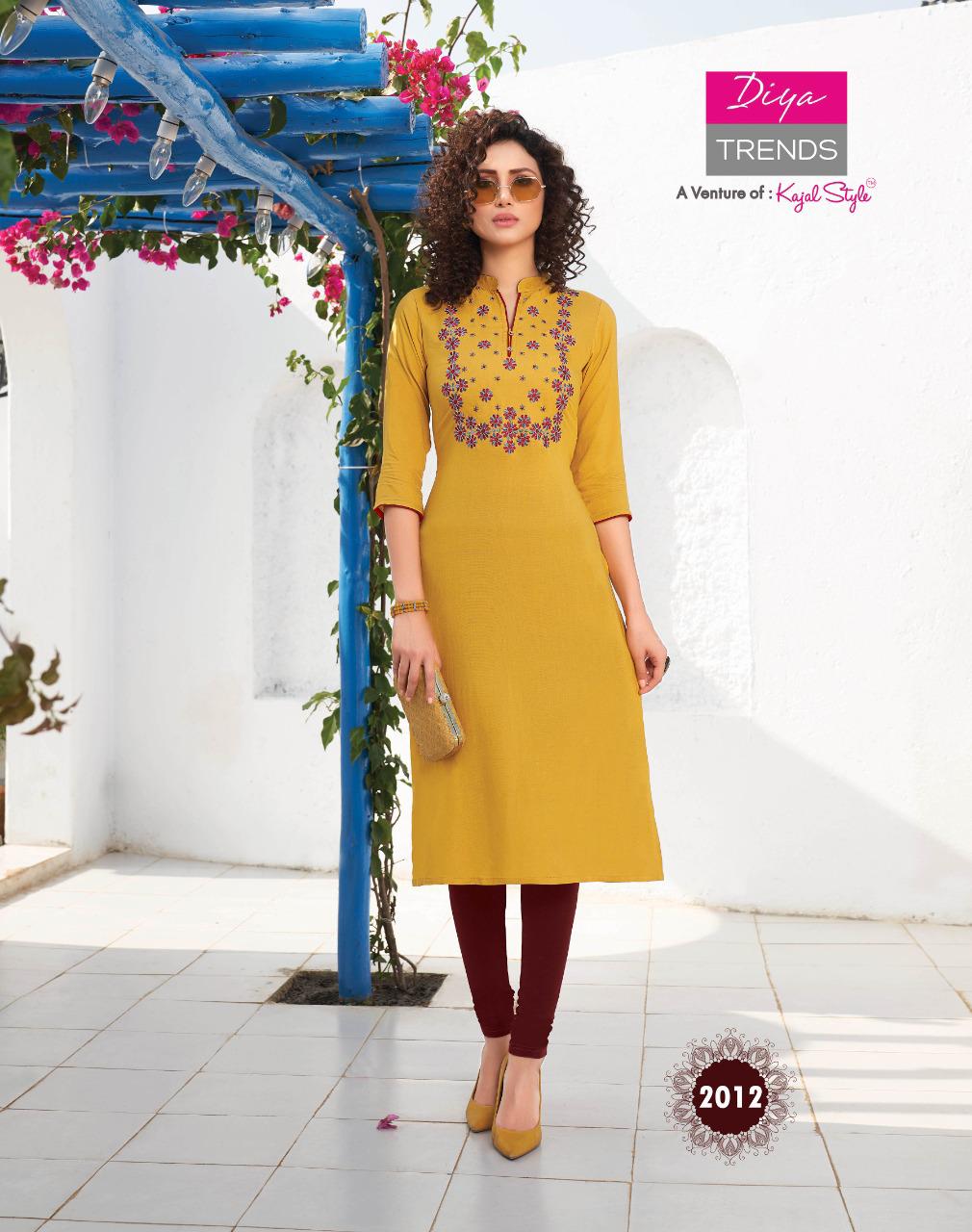 Diya Trends Present Victoria Vol 2 Kurtis Catalogue