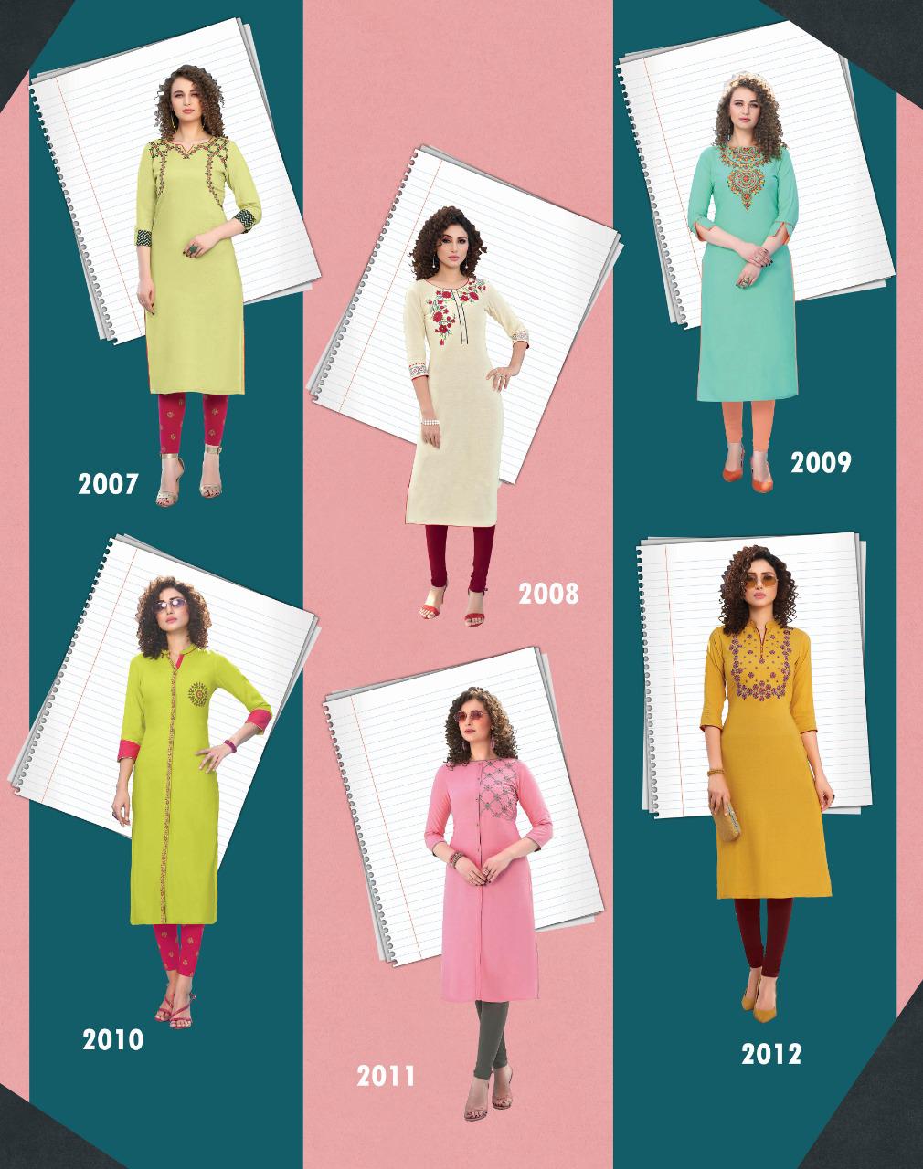 Diya Trends Present Victoria Vol 2 Kurtis Catalogue