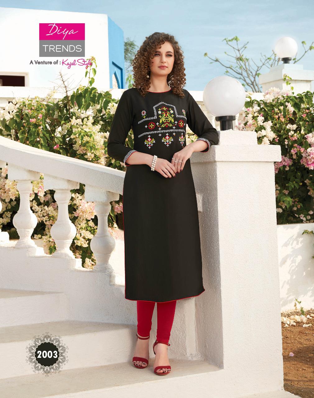 Diya Trends Present Victoria Vol 2 Kurtis Catalogue