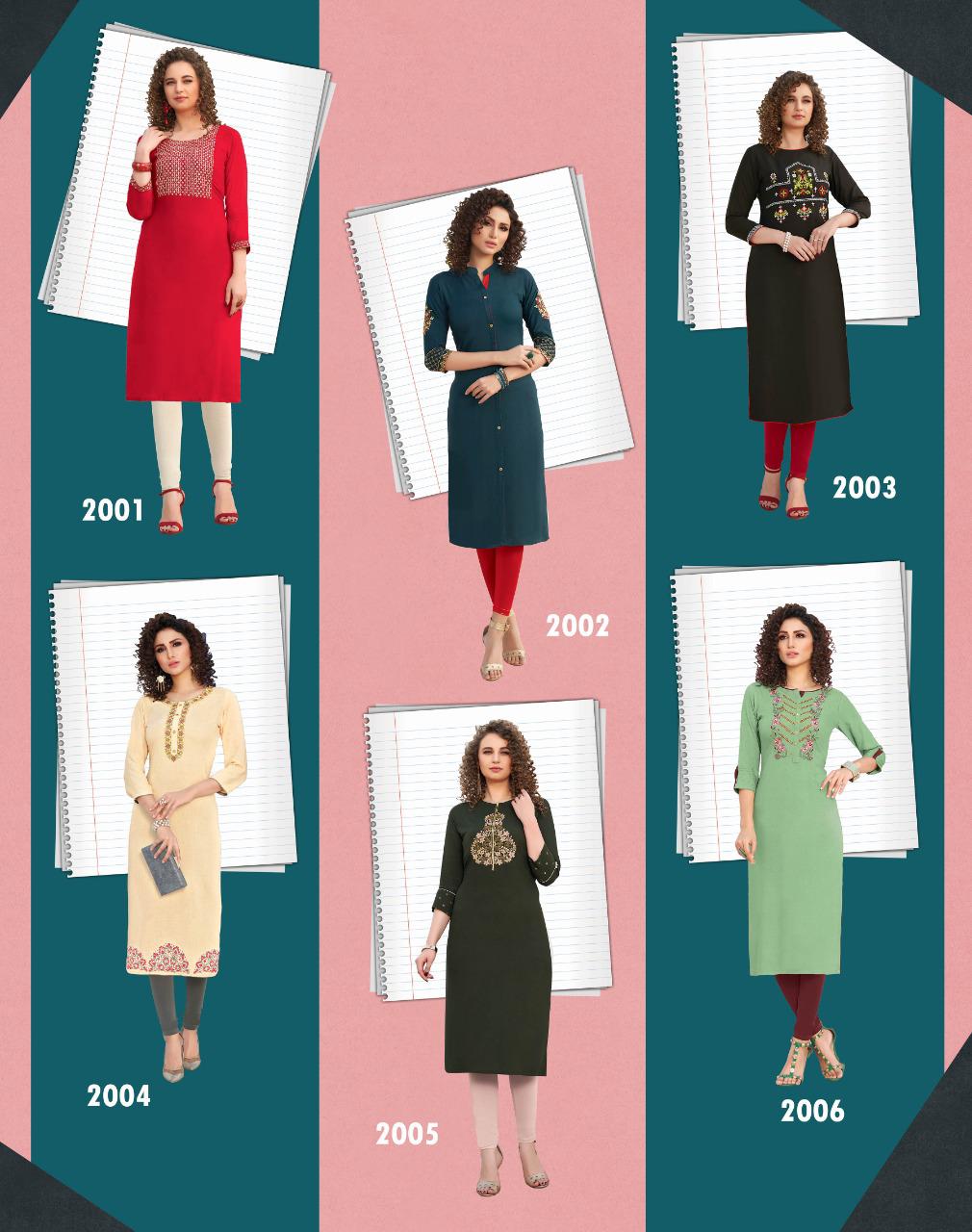 Diya Trends Present Victoria Vol 2 Kurtis Catalogue