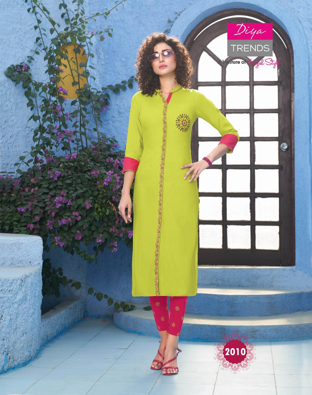 Diya Trends Present Victoria Vol 2 Kurtis Catalogue