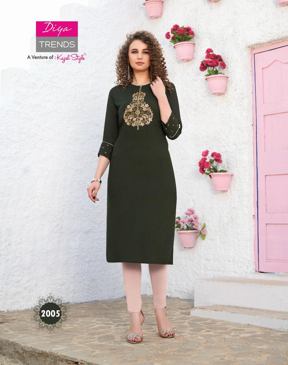 Diya Trends Present Victoria Vol 2 Kurtis Catalogue