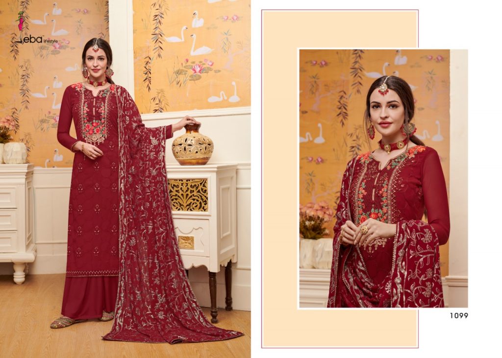 Eba Lifestyle Present Mount Black Vol 3 Dress Material Catalogue