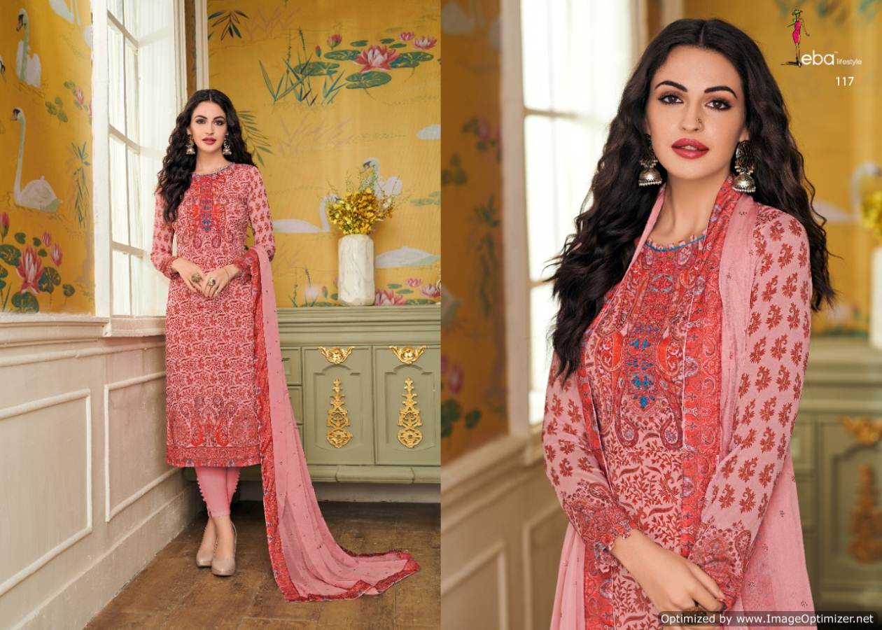 Eba Present Simran Vol 2 Printed Dress Material