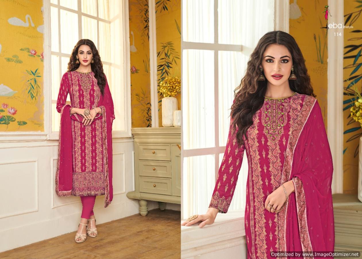 Eba Present Simran Vol 2 Printed Dress Material