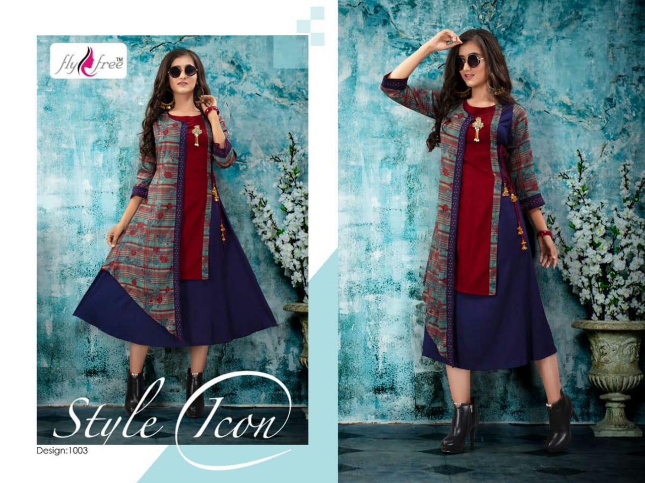 Fly Free Present Saana Silk Kurti Collection