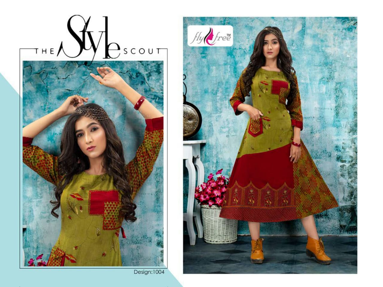 Fly Free Present Saana Silk Kurti Collection