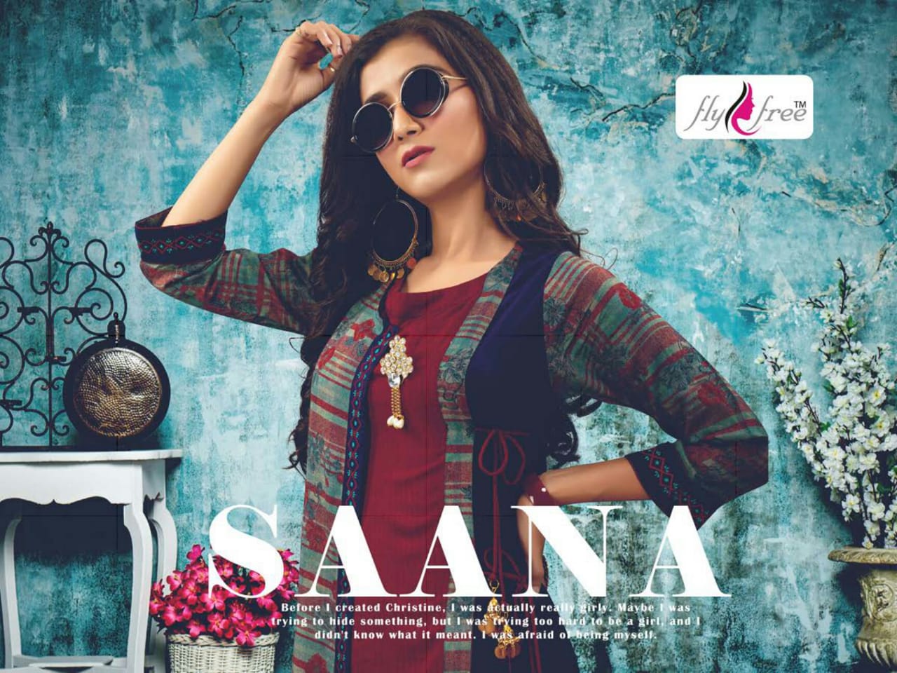Fly Free Present Saana Silk Kurti Collection