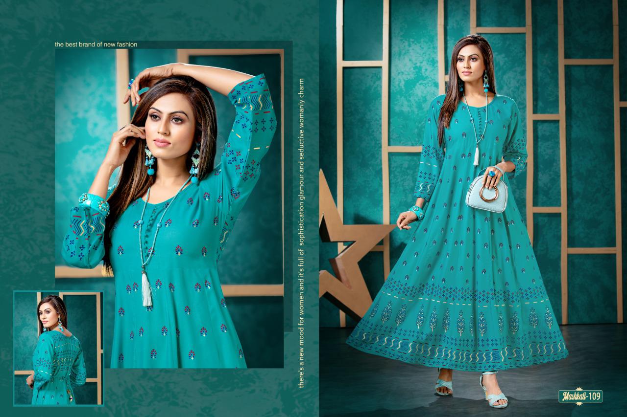 Ft Presents  Mashkali  Long Kurti Collection