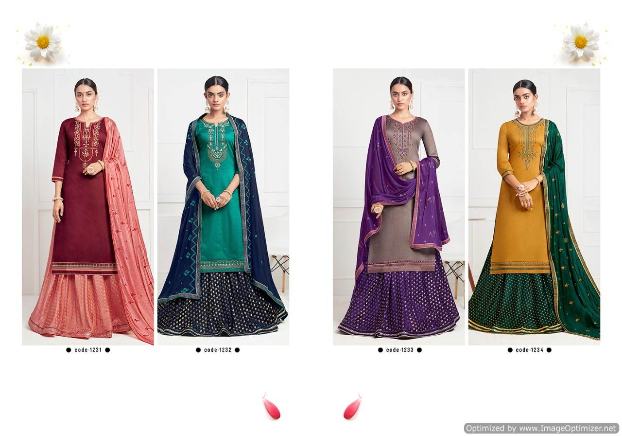Kalarang Present Black Berry Salwar Suits Collection