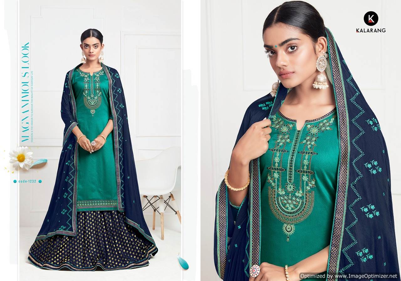 Kalarang Present Black Berry Salwar Suits Collection