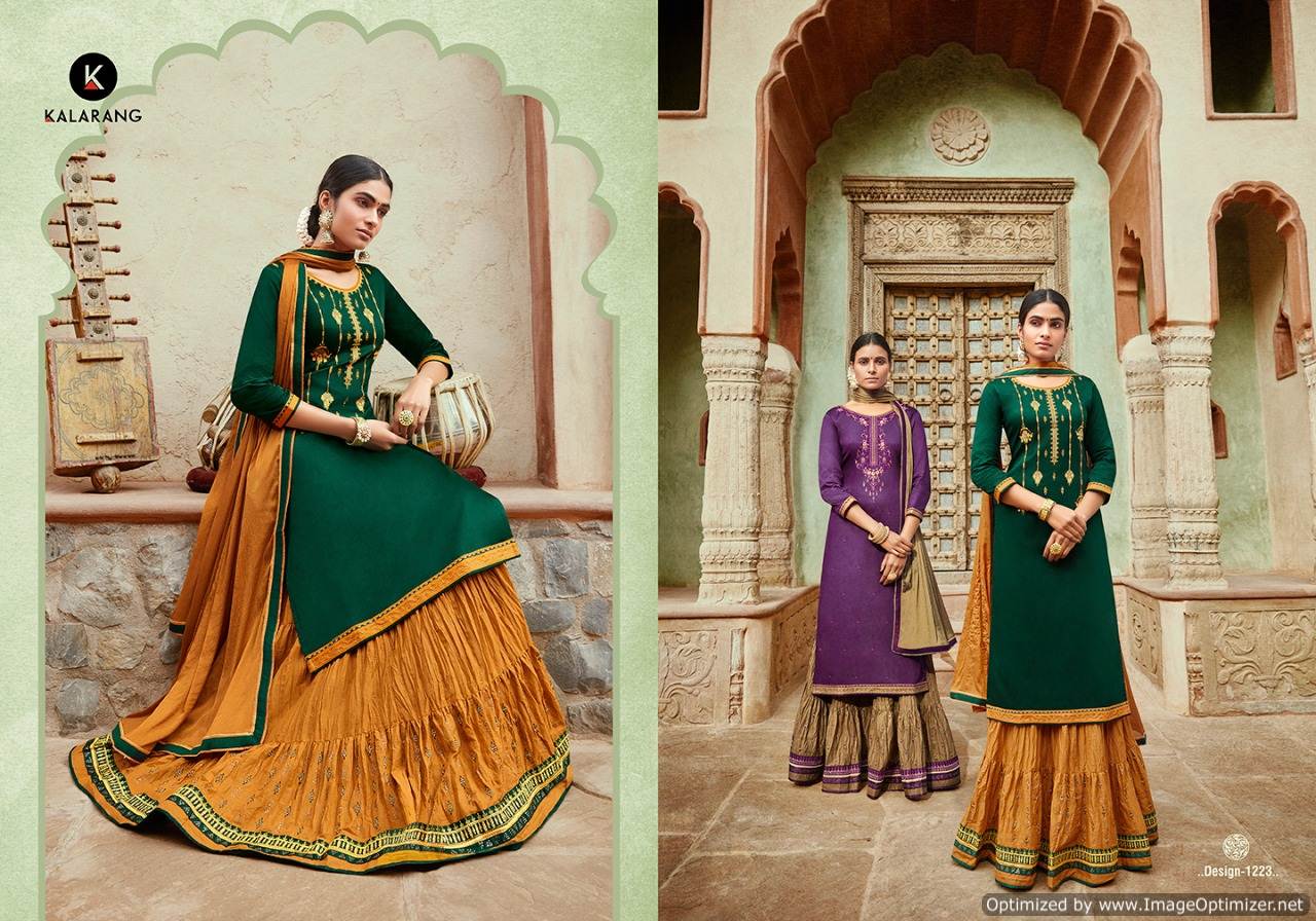 Kalarang Present Blue Star Salwar Suits Collection