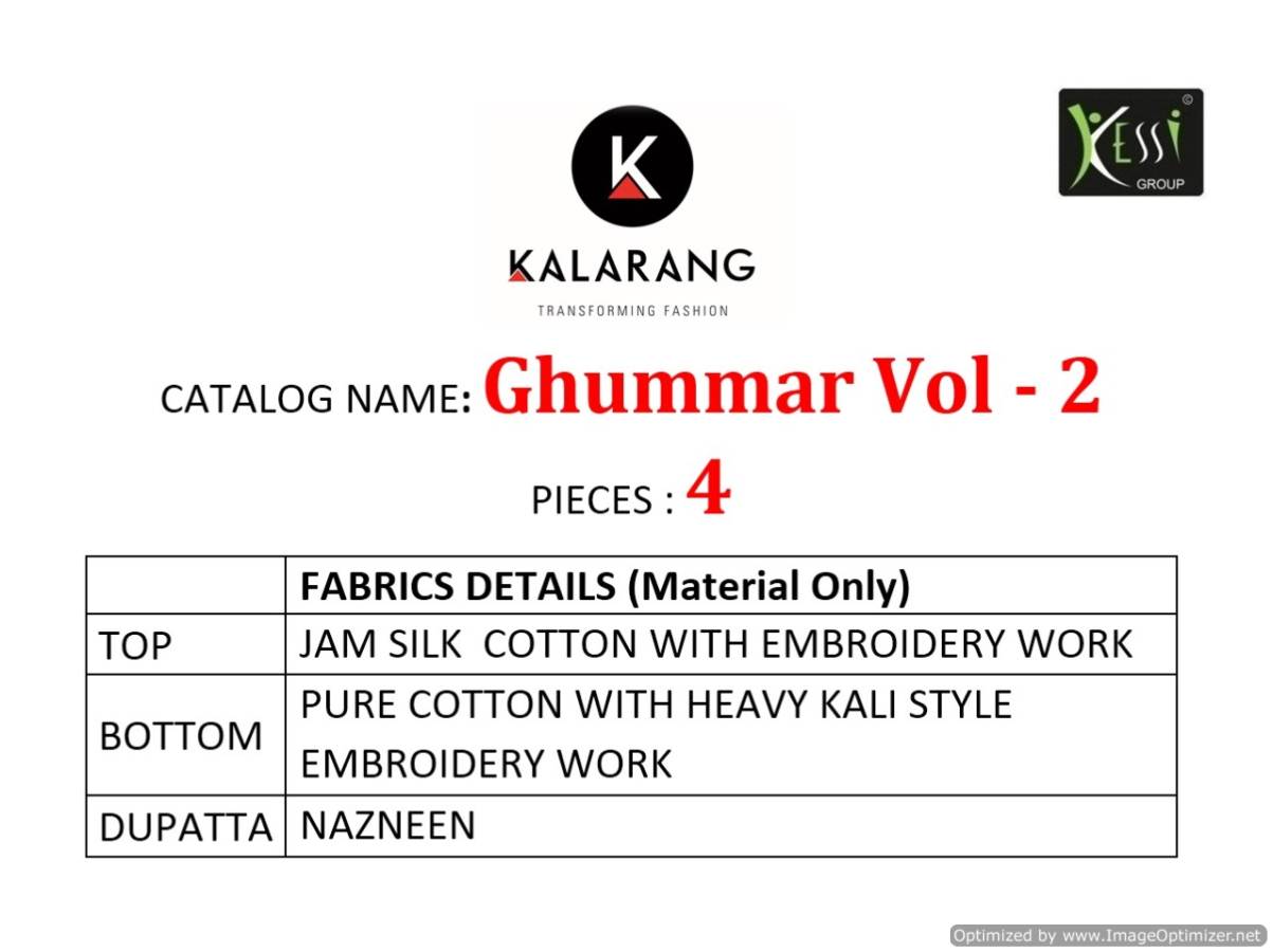 Kalarang Present Ghummar Vol 2 Designer Salwar Suits