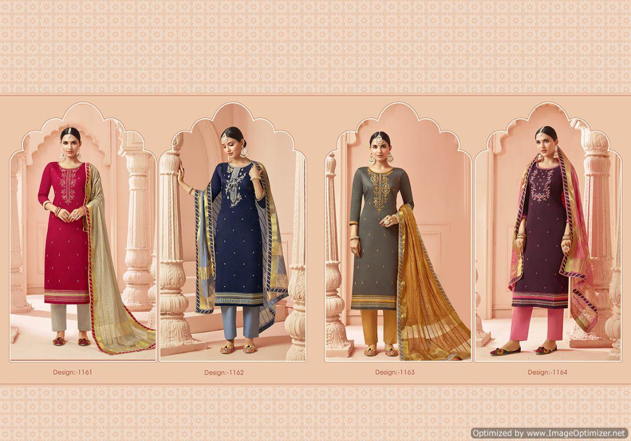 Kalarang Present Jasmine Vol 8 Designer Dress Material Catalogue