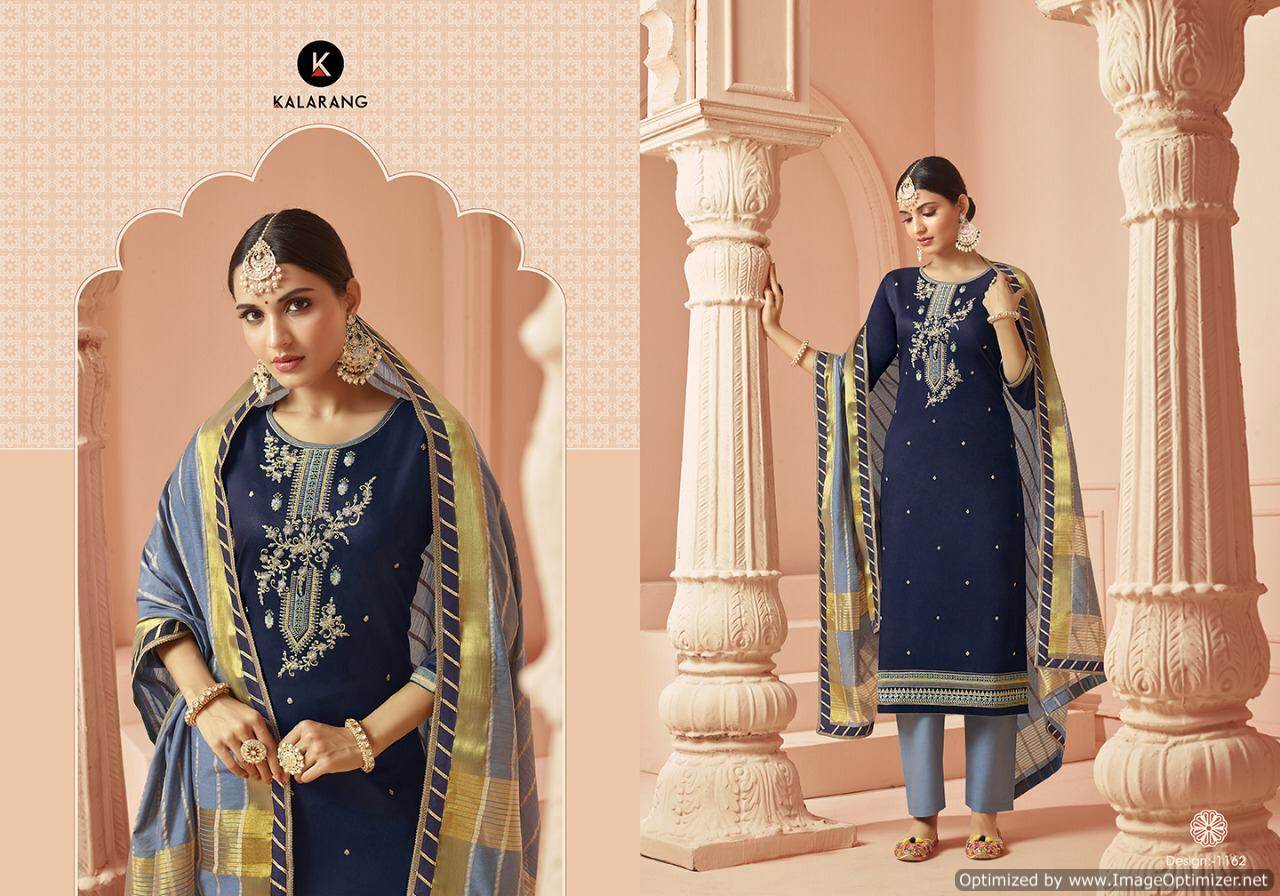 Kalarang Present Jasmine Vol 8 Designer Dress Material Catalogue