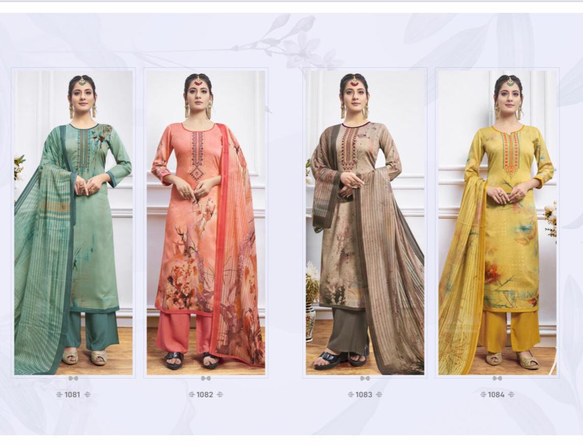 Kalarang Present Lupin Designer Dress Material
