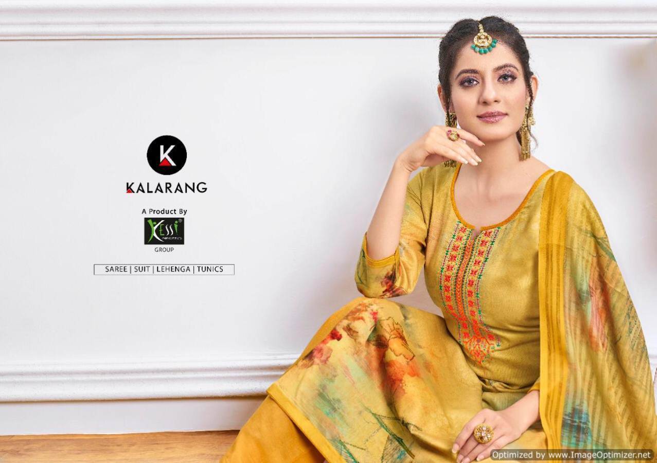 Kalarang Present Lupin Designer Dress Material