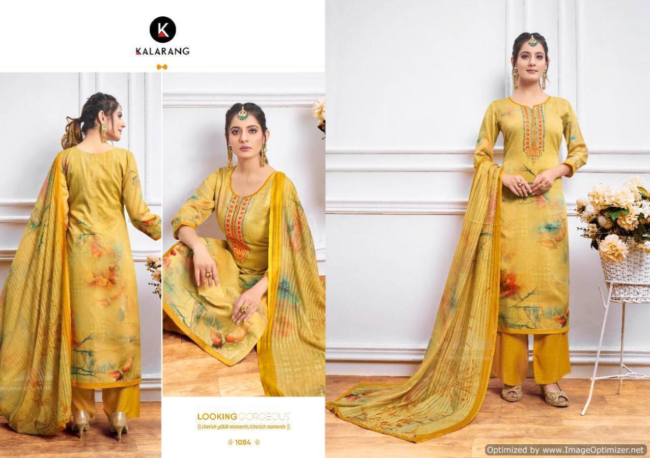 Kalarang Present Lupin Designer Dress Material