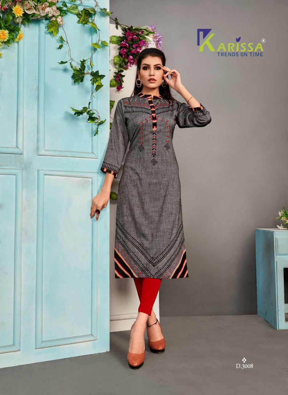 Karissa Present Rich Girl Vol 3 Kurtis Catalogue