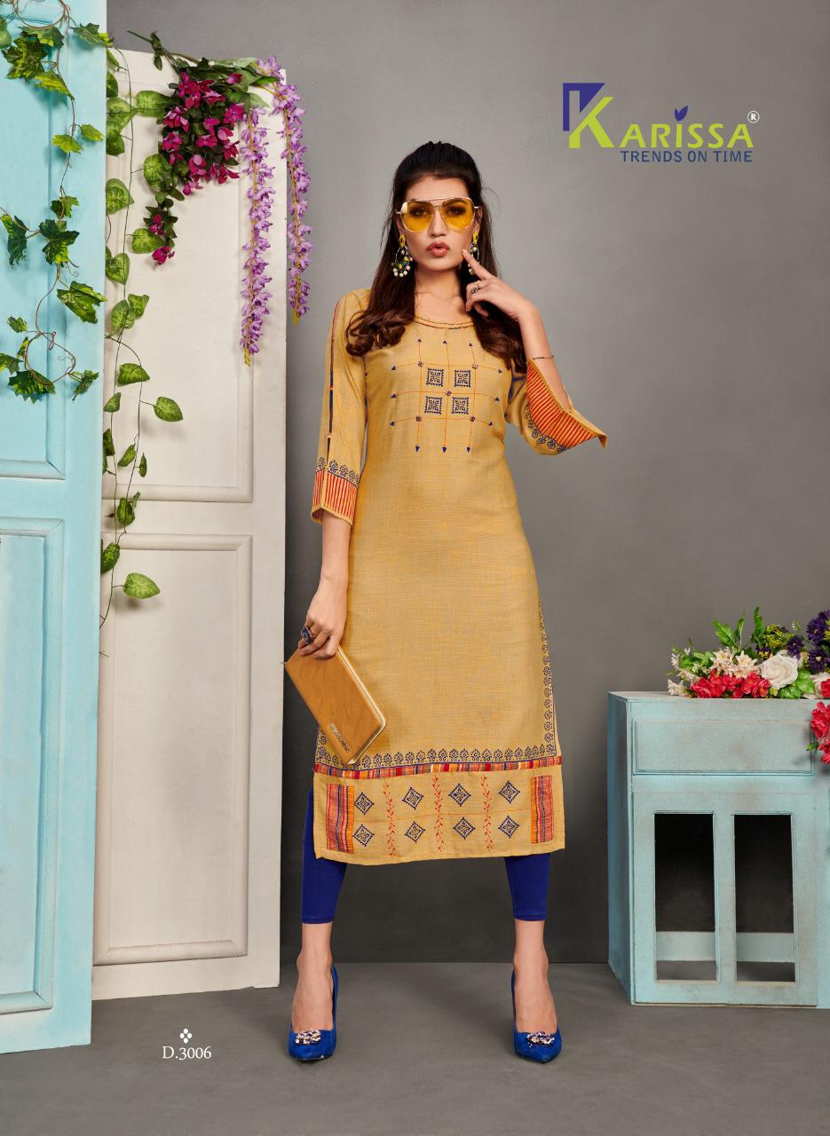 Karissa Present Rich Girl Vol 3 Kurtis Catalogue
