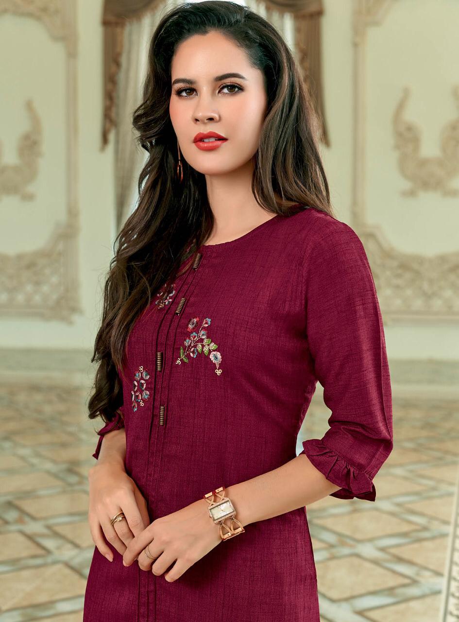 Ladies Flavour Present Dzire Vol 2 Kurtis With Bottom Catalogue