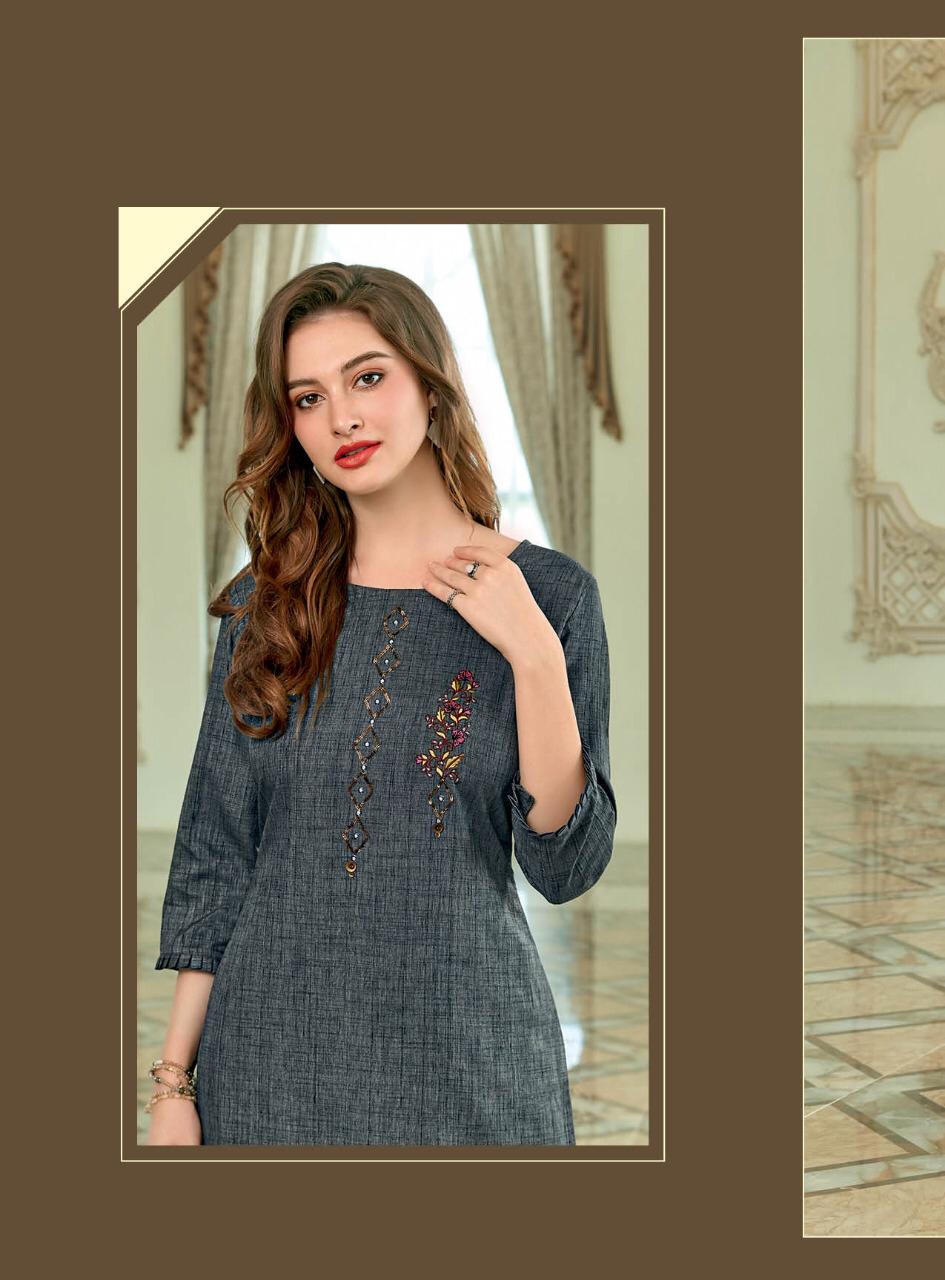 Ladies Flavour Present Dzire Vol 2 Kurtis With Bottom Catalogue