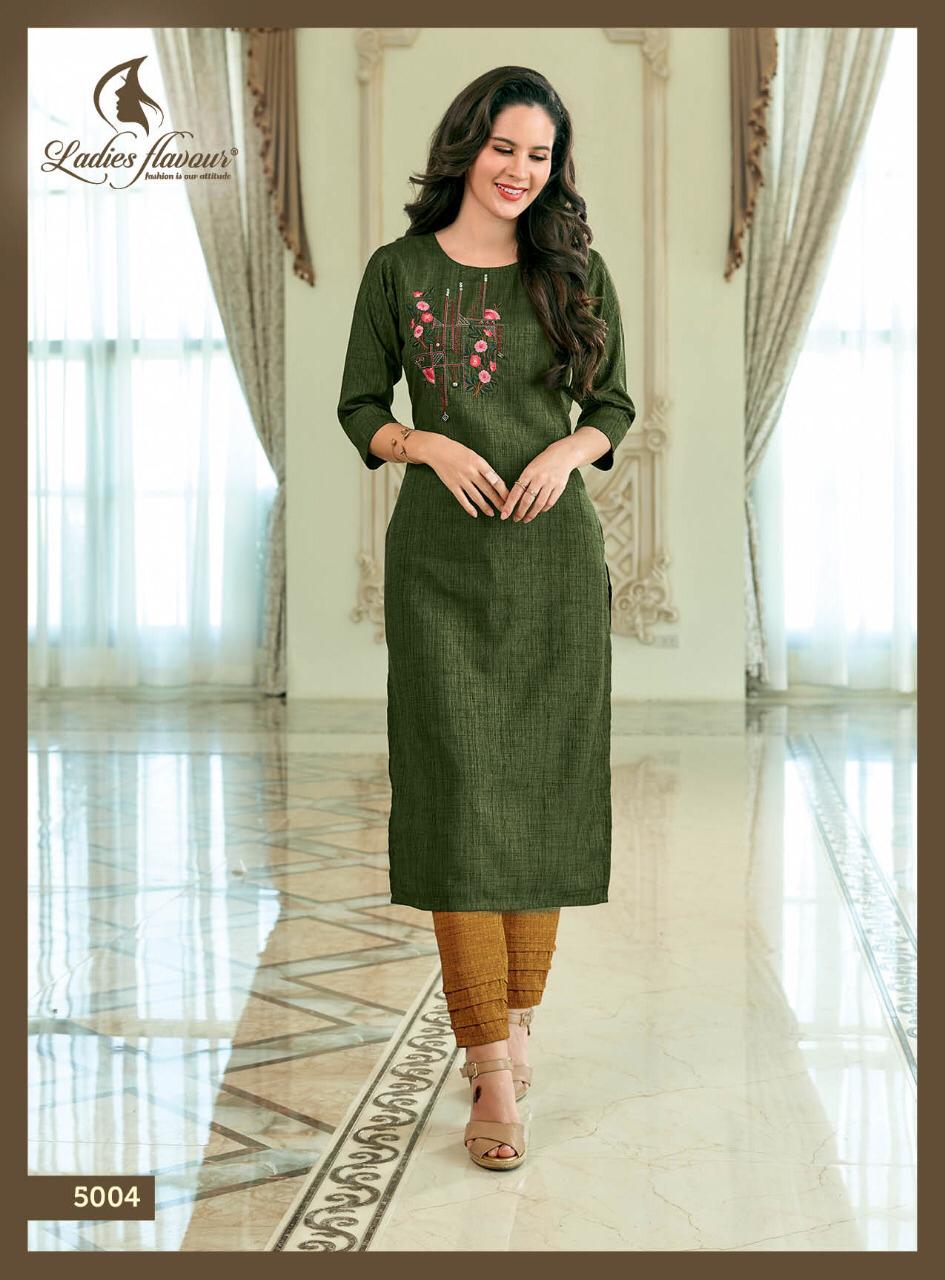 Ladies Flavour Present Dzire Vol 2 Kurtis With Bottom Catalogue