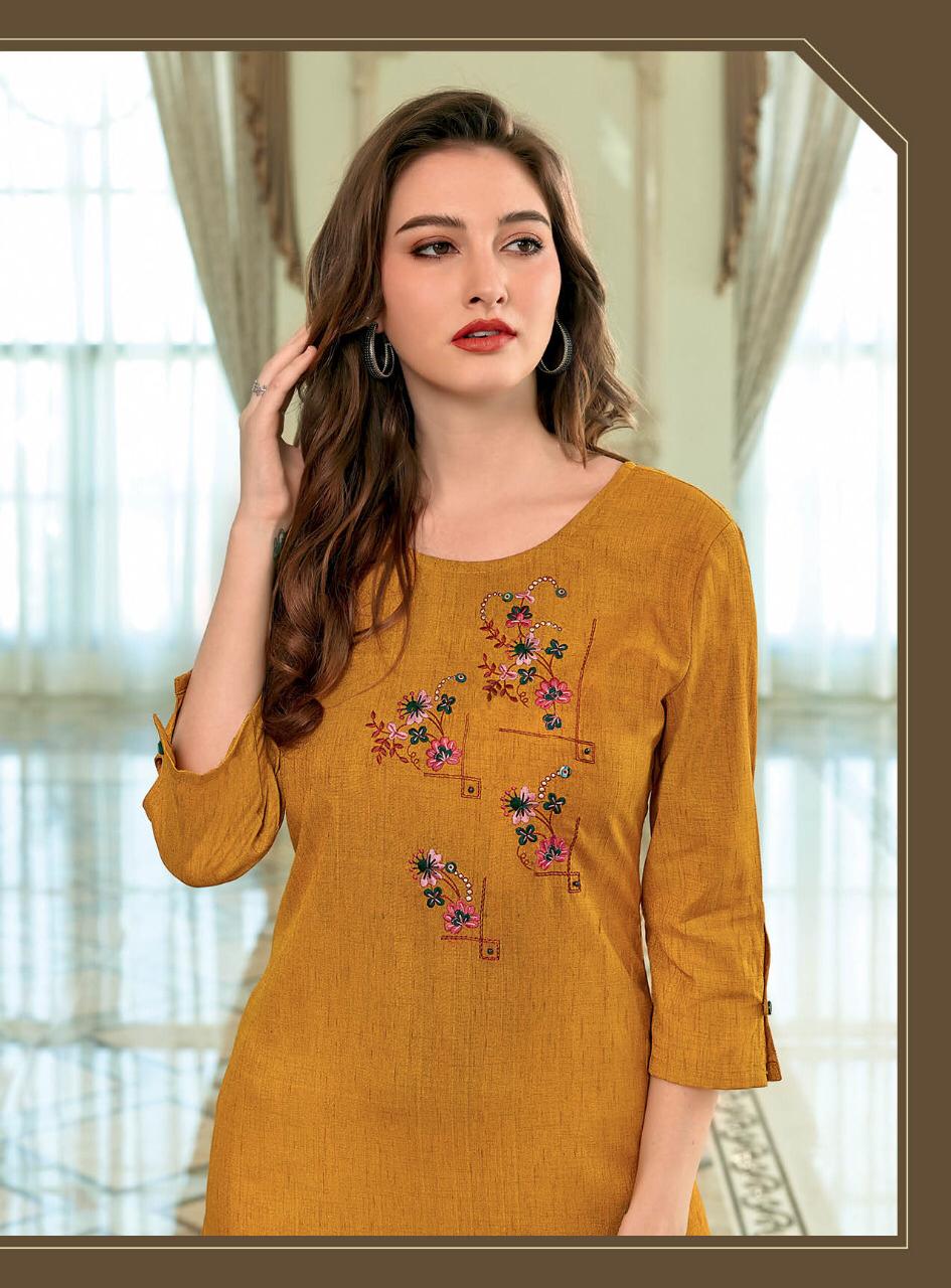 Ladies Flavour Present Dzire Vol 2 Kurtis With Bottom Catalogue
