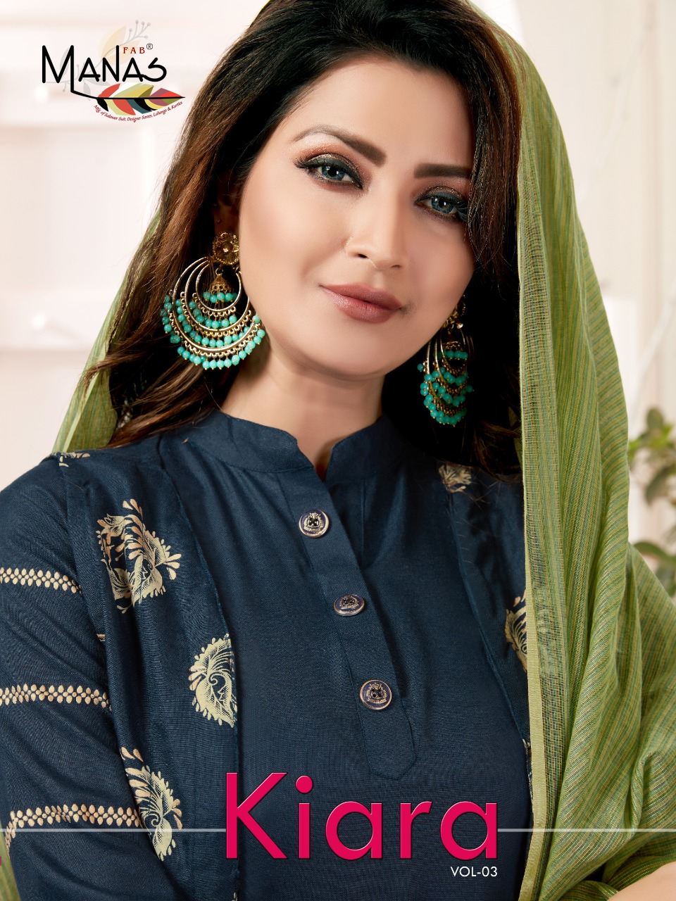 Manas Present Kiara Vol 3 Long Kurtis With Dupatta Catalogue
