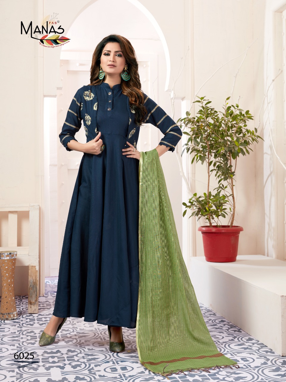 Manas Present Kiara Vol 3 Long Kurtis With Dupatta Catalogue