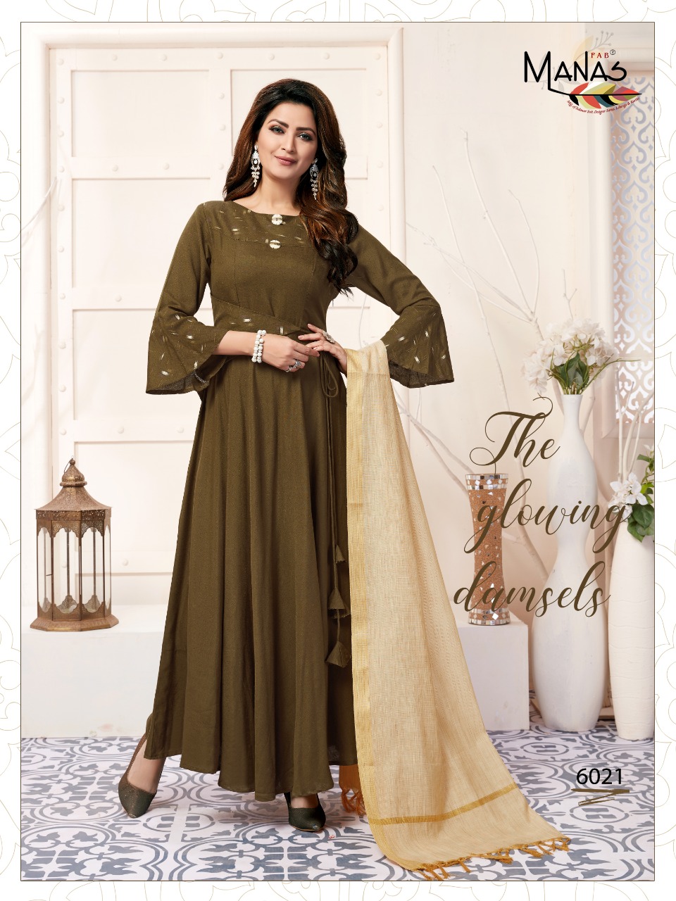 Manas Present Kiara Vol 3 Long Kurtis With Dupatta Catalogue