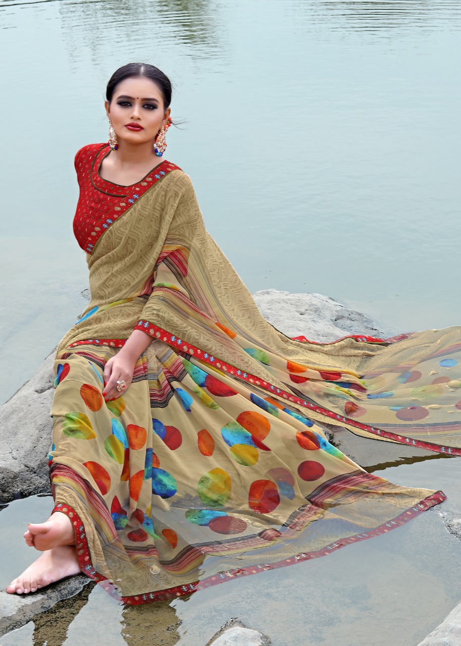 Manjari Casual Wear Sarees Catalogue