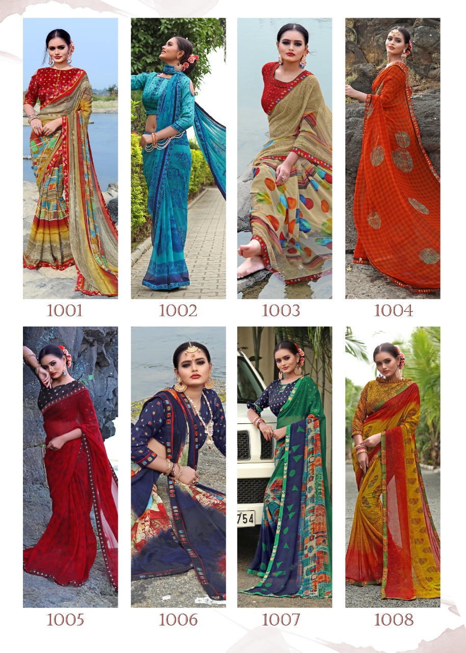 Manjari Casual Wear Sarees Catalogue