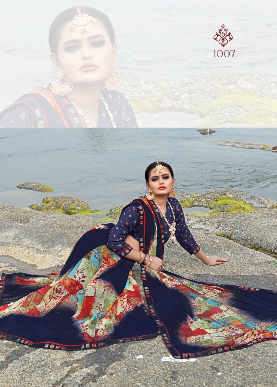Manjari Casual Wear Sarees Catalogue