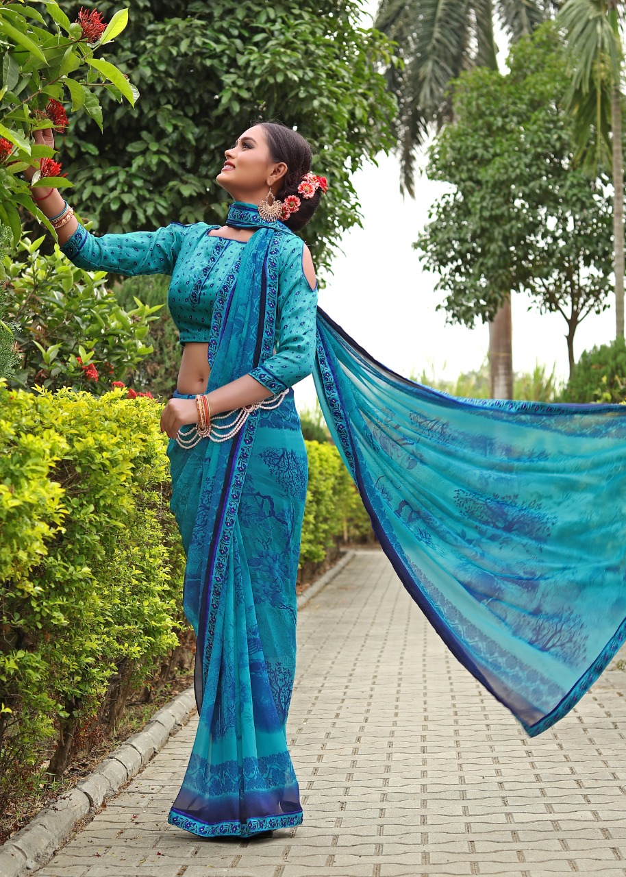 Manjari Casual Wear Sarees Catalogue