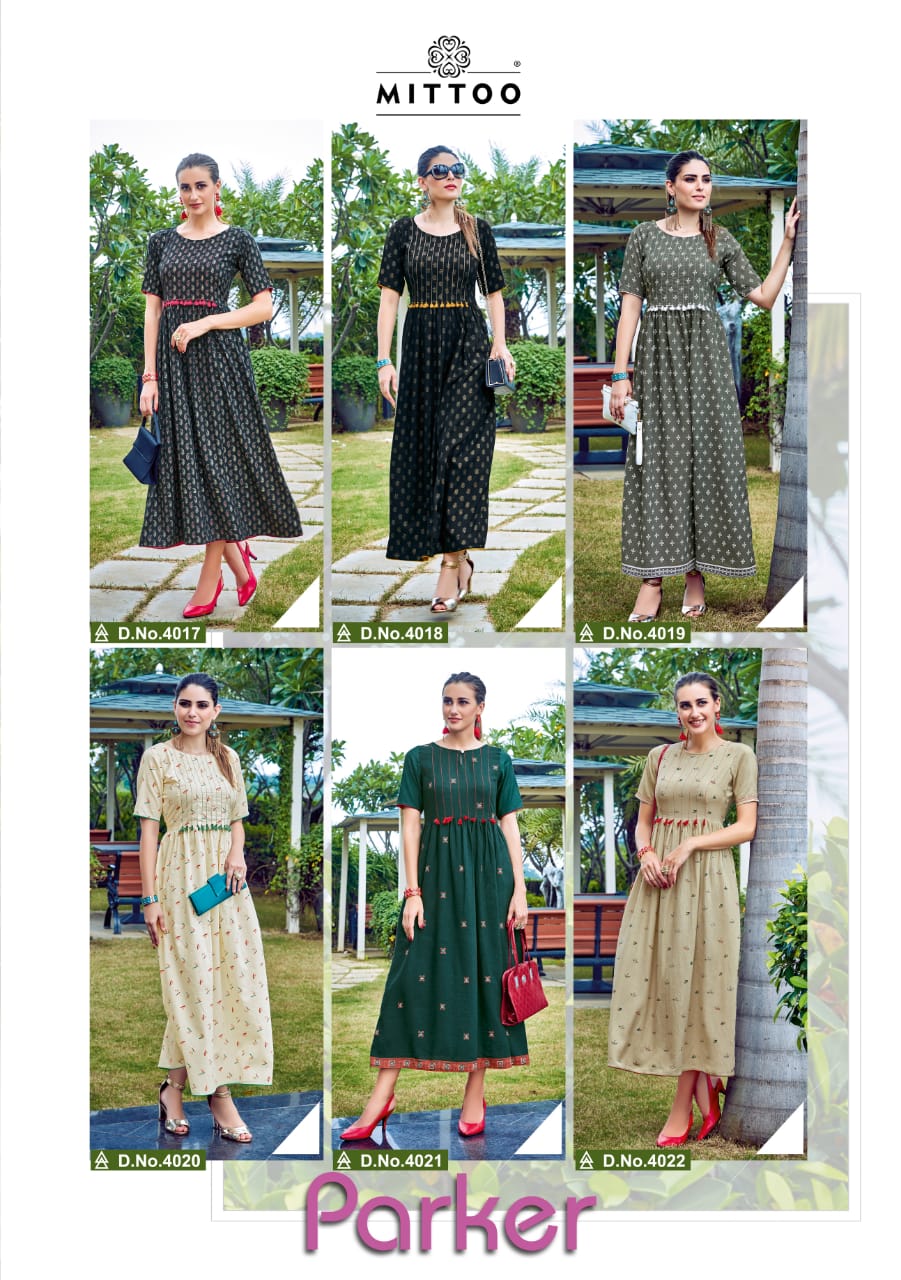 Mittoo Present Parker Kurtis Catalogue