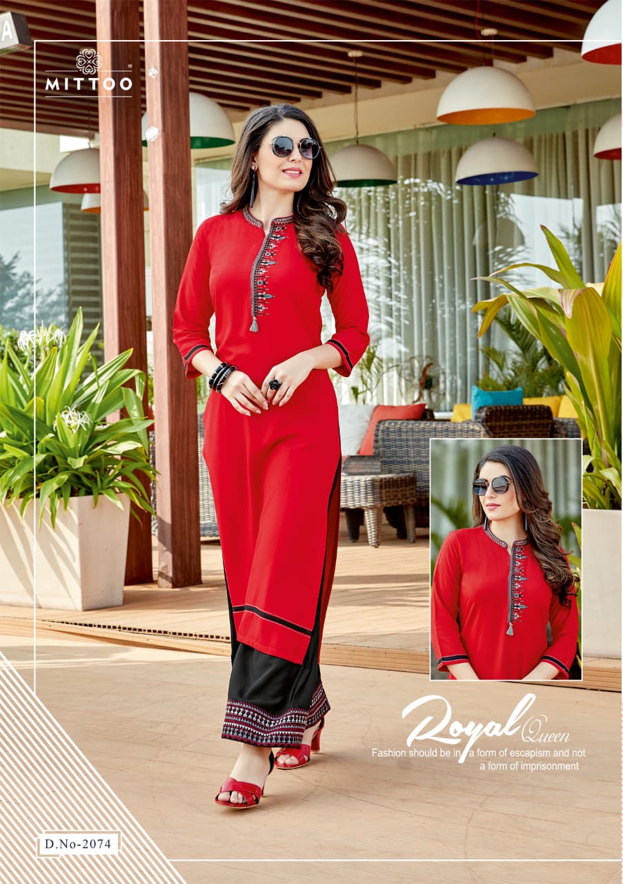 Mittoo Present Panghat Vol 11 Kurtis Catalogue