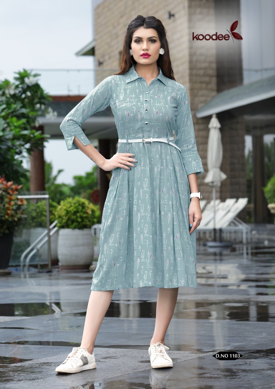 Koodee Present Honeymoon Festival  Wear Kurtis Collection