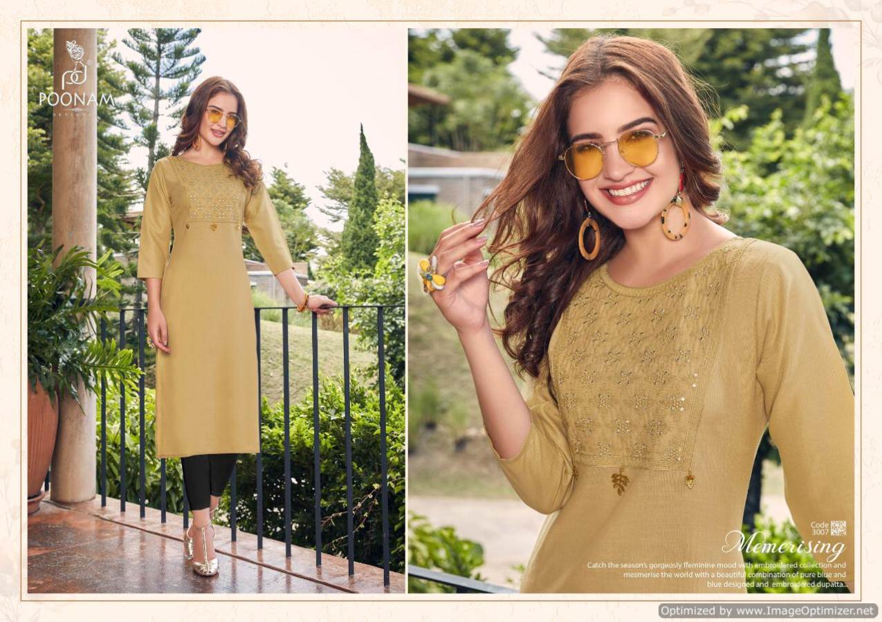 Poonam Present Asiana Vol 3 Kurtis Collection.