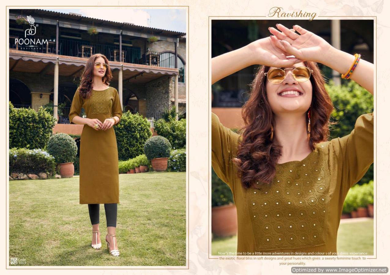 Poonam Present Asiana Vol 3 Kurtis Collection.